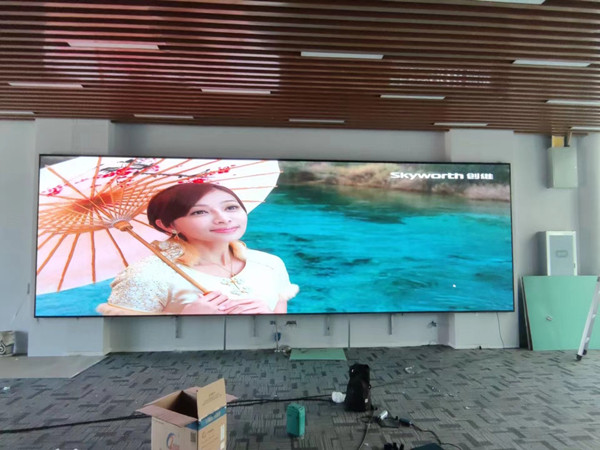 灯塔P1.53led小间距屏安装案例